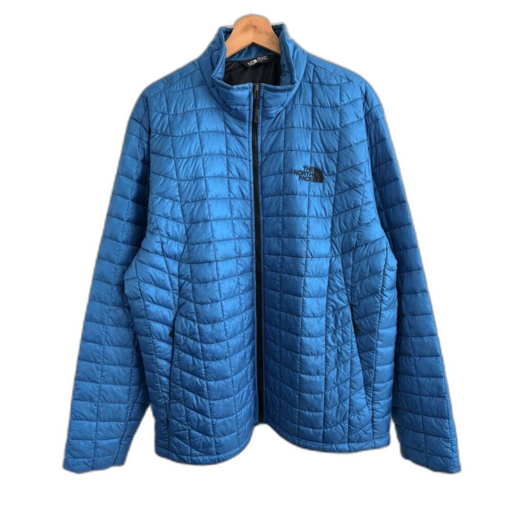 The North Face ThermoBall Jacket Men's XL Blue Quilted Puffer NF0A3JPO